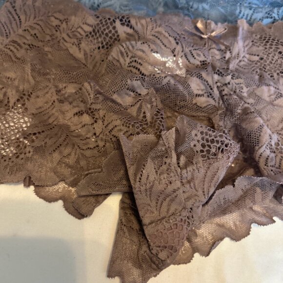 Morvia Lace see through ladies panties size Large L Women’s Underwear Light - Picture 5 of 9